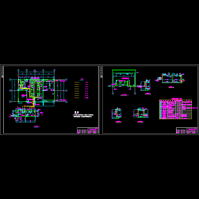 污泥浓缩脱水间工艺图.dwg