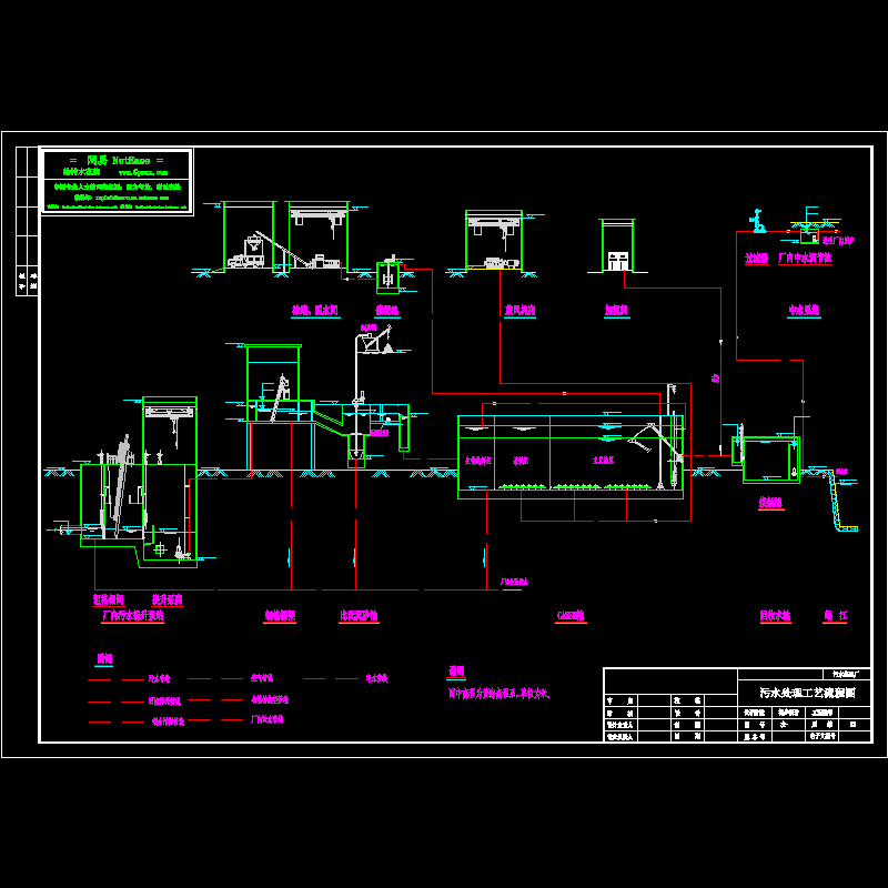 污水厂初设流程图.dwg