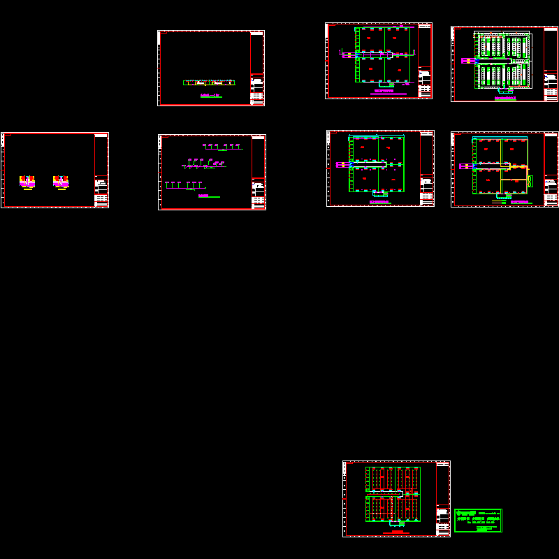 3仟吨冷冻冷藏库照明CAD图纸(dwg)