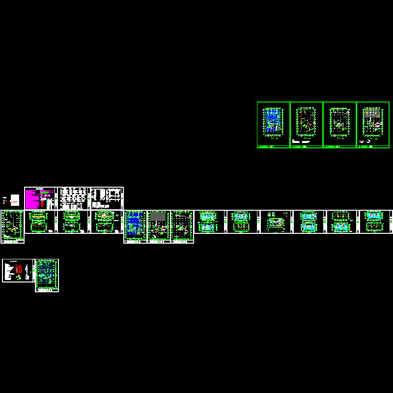 安置房电气CAD图纸(dwg)