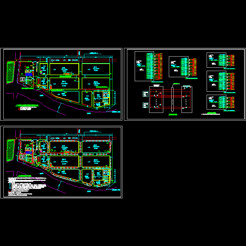 厂区路灯CAD图纸(dwg)