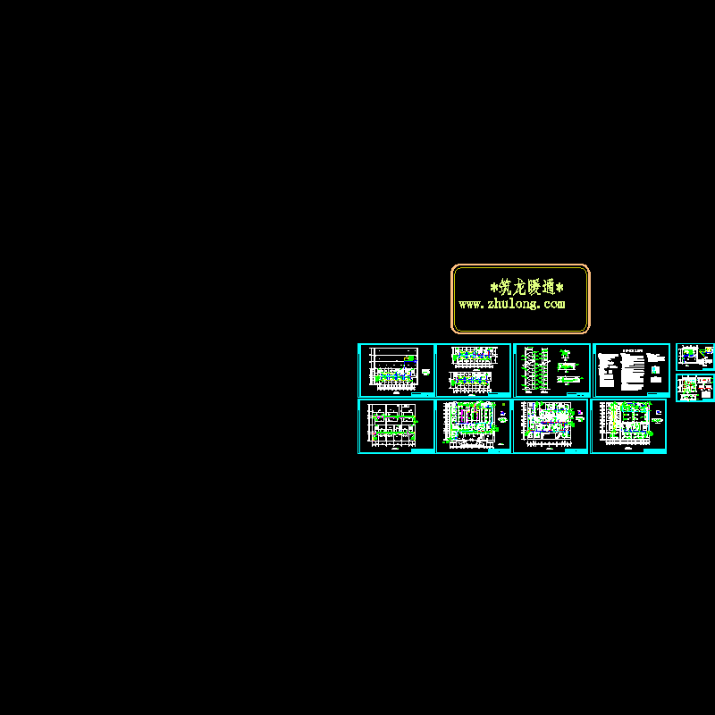 14层酒店暖通CAD施工图纸(全空气系统)(dwg)