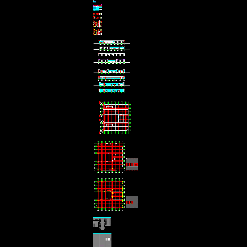 透析器厂房建筑施工CAD图纸(dwg)