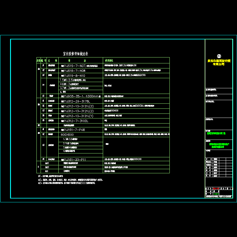 幼儿园室内工程做法表18-5-21.dwg