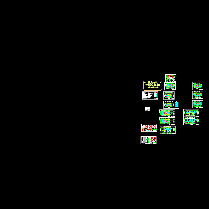 11层住宅楼电气CAD施工图纸(钢筋混凝土结构)(dwg)