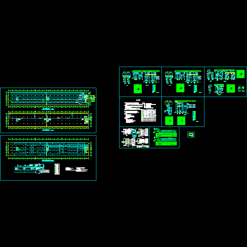 一类车库全套CAD图纸(dwg)