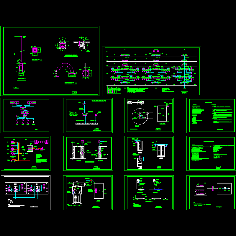 智能化住宅系统CAD图纸(dwg)