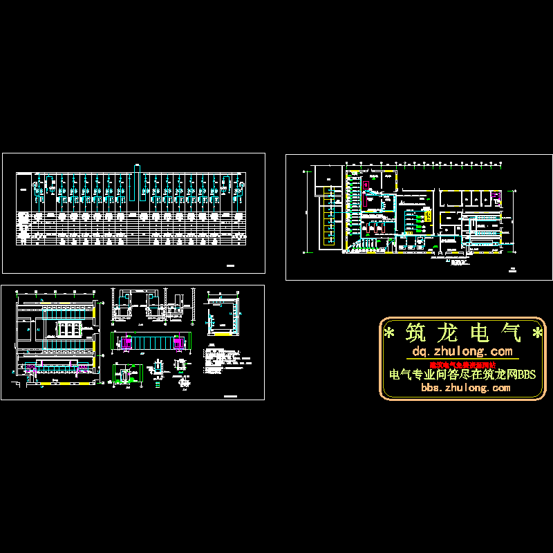 综合车间电气CAD图纸(平面布置图)(dwg)