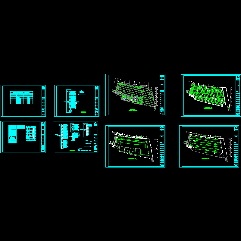 大厦展示厅电气竣工CAD图纸(dwg)