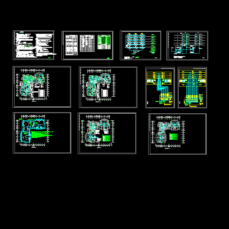 [CAD图]多层经济适用房住宅(dwg)