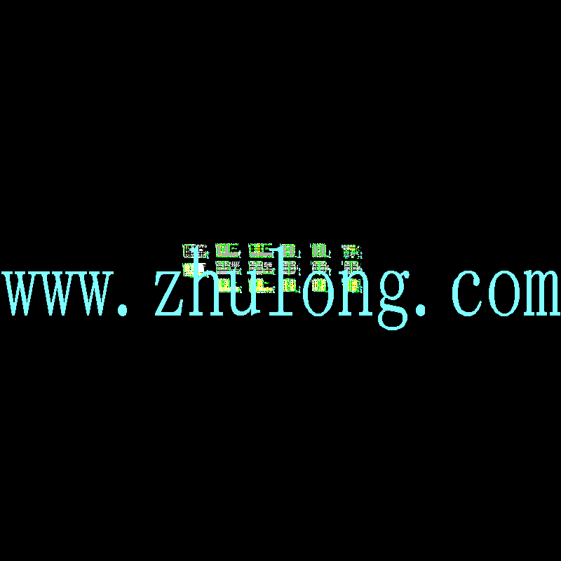 5层框架结构CAD图纸(dwg)