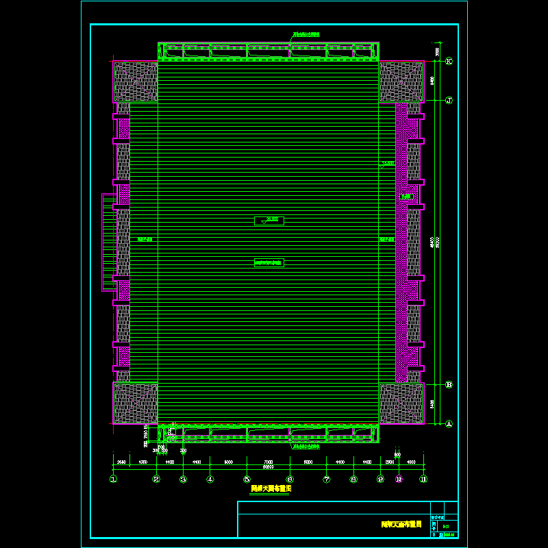 网架屋面布置图.dwg