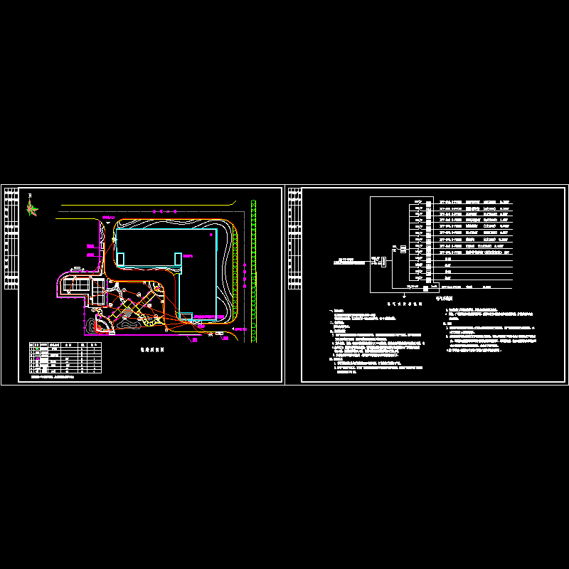 公寓电路照明CAD图纸(dwg)