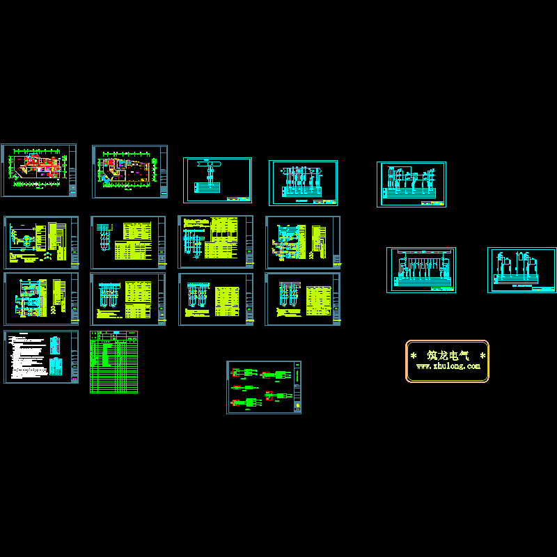 酒店BAS系统全套电气CAD图纸(dwg)