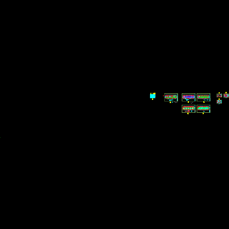 下车库结构全套CAD施工图纸(dwg)(6度抗震)(丙级桩基础)