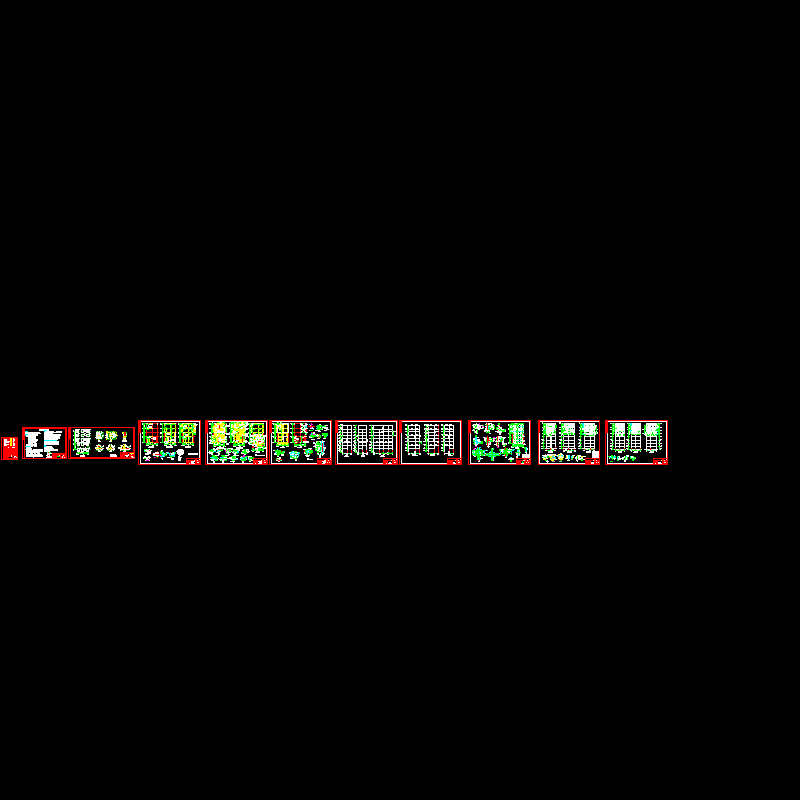 门式刚架结构转运站结构CAD施工图纸(dwg)(6度抗震)(丙级桩基础)