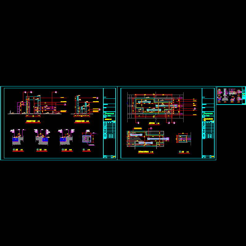 水幕平面及顶部水沟分布图三张.dwg