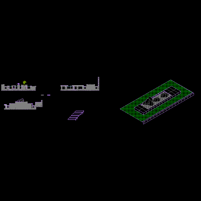 40,41-屋顶花园剖面图一,二.dwg