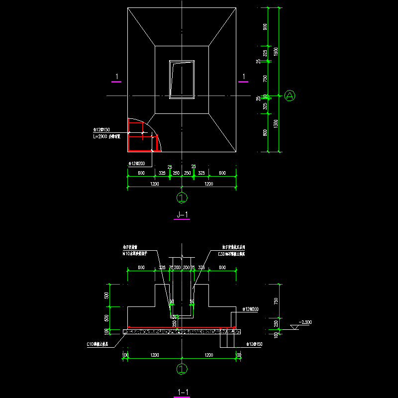 [CAD]基础结构设计大样图纸.dwg