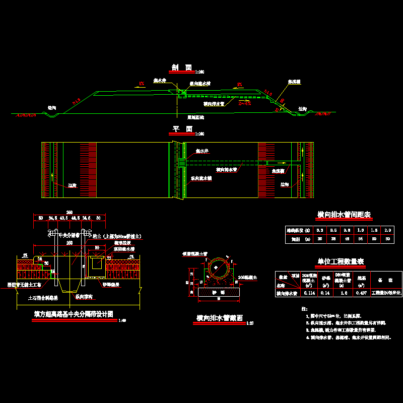 超高路段路面排水设计图(一).dwg