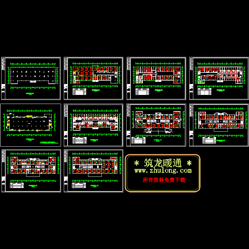 办公楼平面布置图 - 1