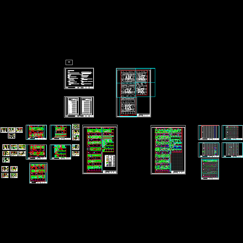 地矿家园小区景观施工图.dwg