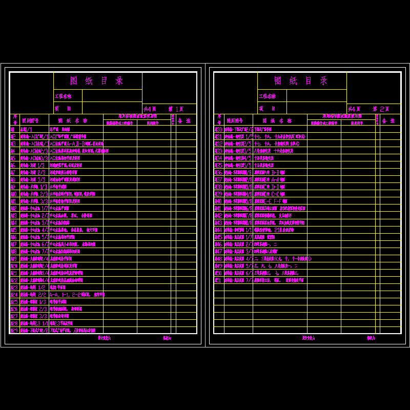 目录.dwg