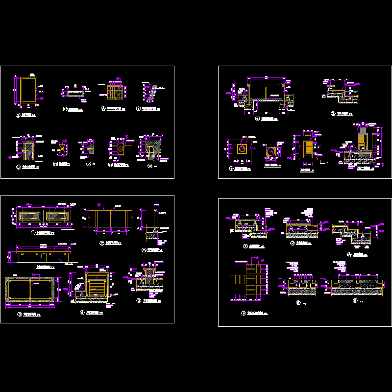 小品施工详图 - 1