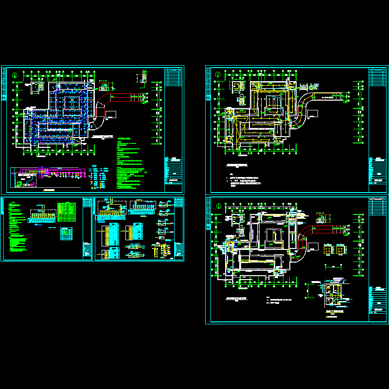 欧陆经典地下车库电气CAD施工图纸(dwg)