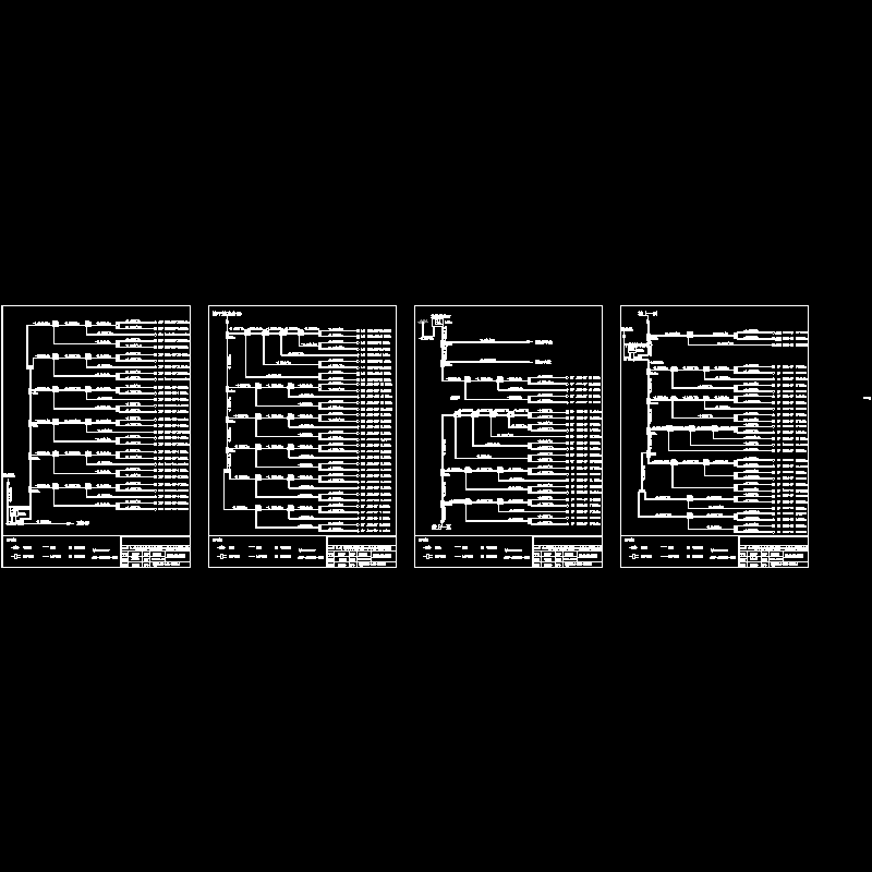 移动信号覆盖施工CAD图纸(设计图纸)(dwg)