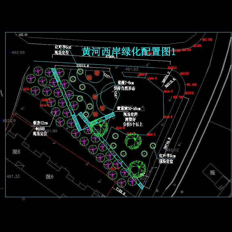 绿化配置图.dwg