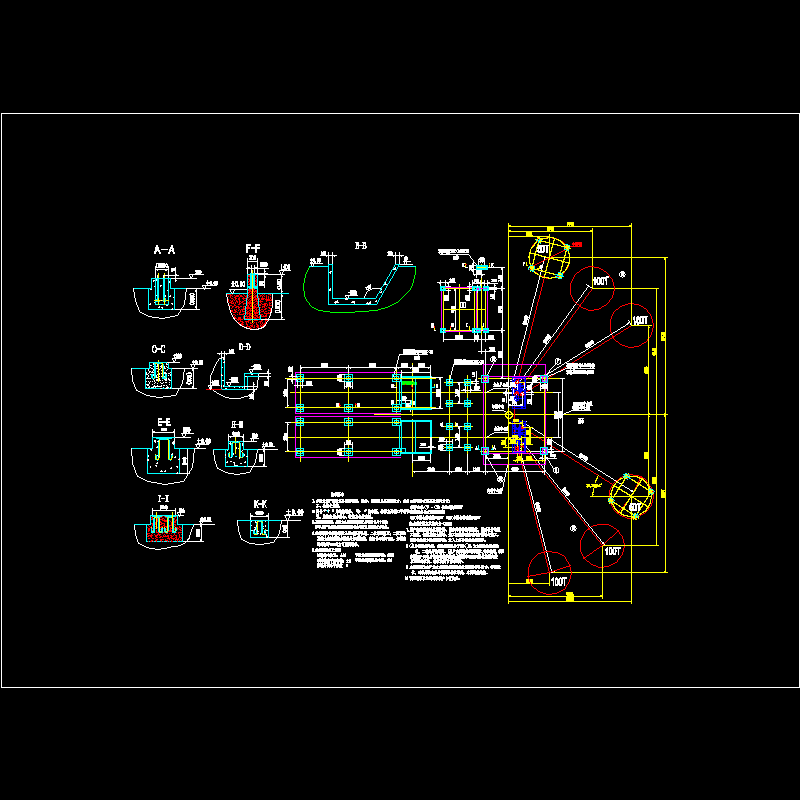 2hzs50地基图(一字型).dwg