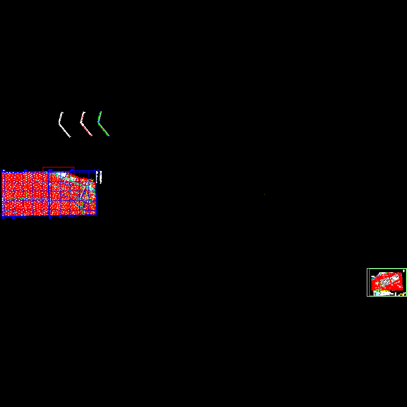 防洪工程平面布置图.dwg