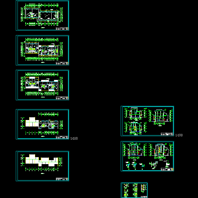 [CAD]拼合住宅建筑设计.dwg