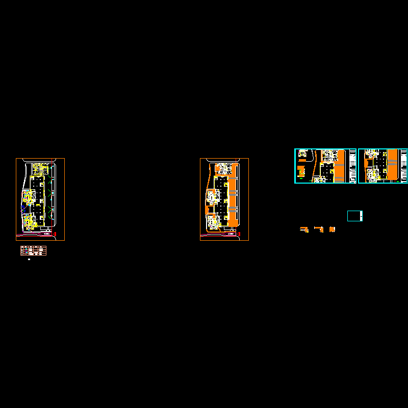 总平面图1、排水2、单元入口3.4.5.dwg