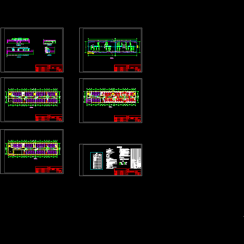 4938平米3层建筑通风平面CAD图纸.dwg