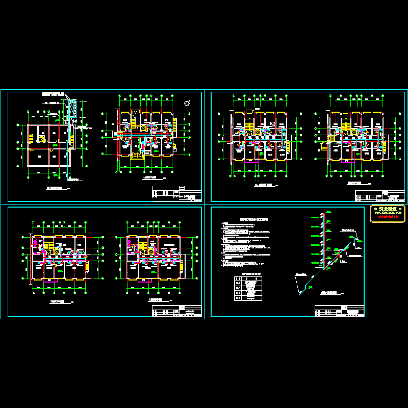 某招待所空气源热泵空调图.dwg