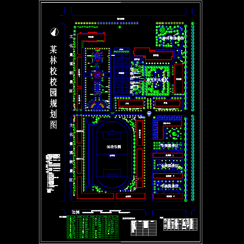 校园绿化规划 - 1