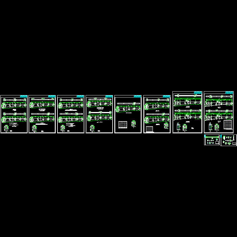 钢梁翻样节点构造CAD详图纸(dwg)