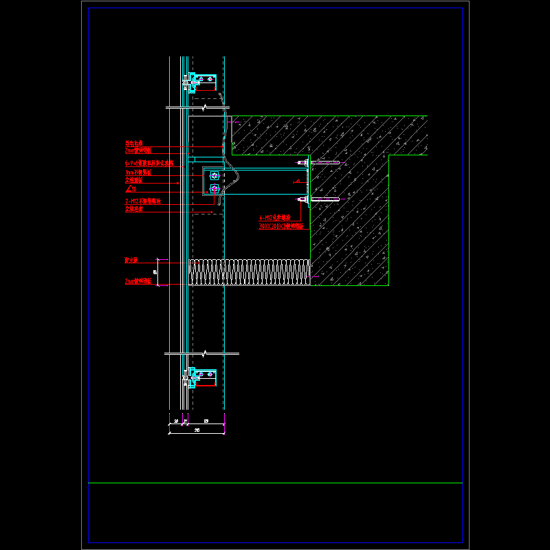 玻璃幕墙节点图11.dwg