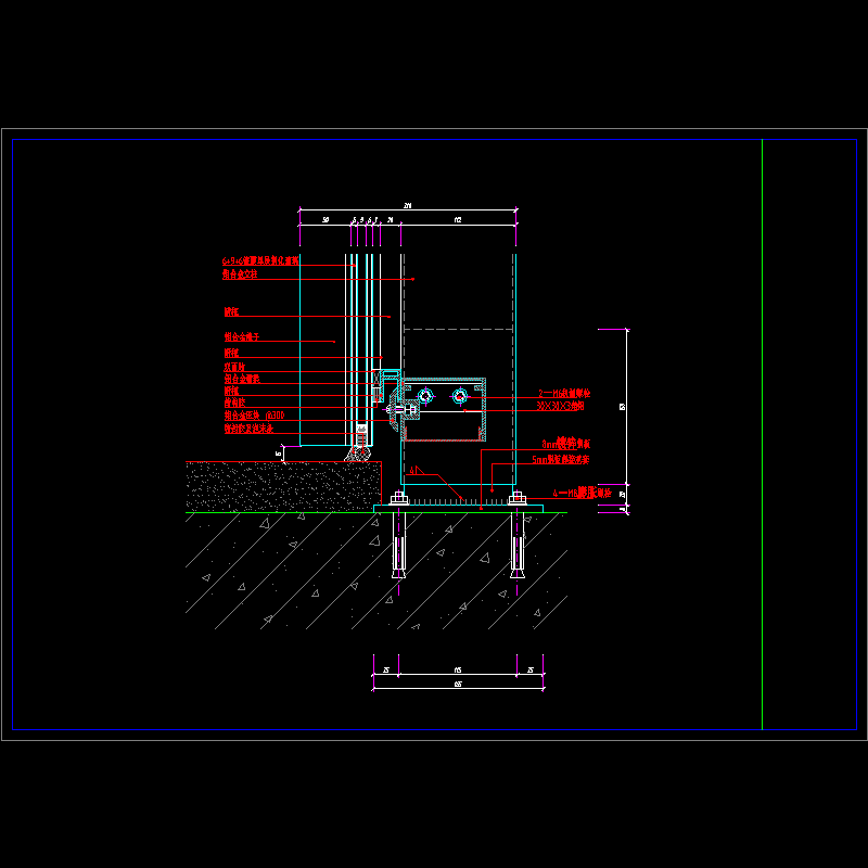 玻璃幕墙节点图14.dwg