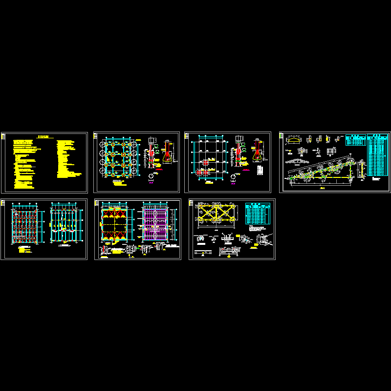 [CAD]4层学校施工图纸书馆扩建施工图纸（桩基础）.dwg