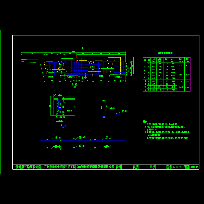 20m预制箱梁端横梁钢筋构造图.dwg