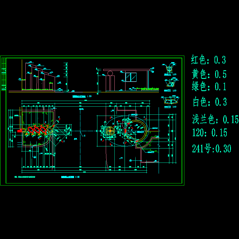 愉景西门平面图（成图）.dwg