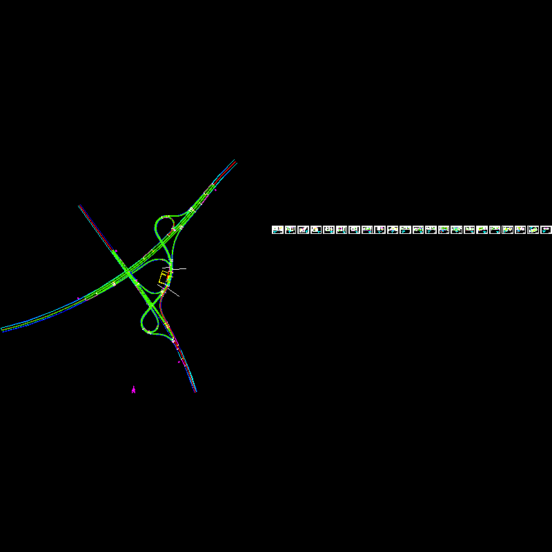 s6-2-7 互通式立体交叉匝道连接部设计图.dwg