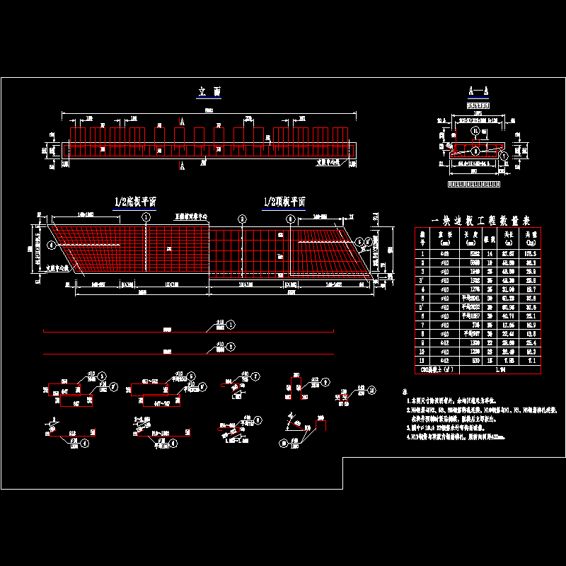 19边板钢筋构造（c=125mm、α=30°）.dwg