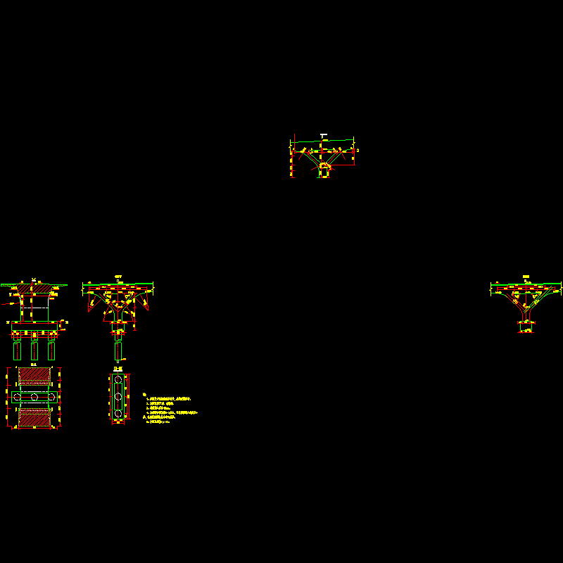 sbviii-4-33-13-2#、3#桥墩一般构造图.dwg