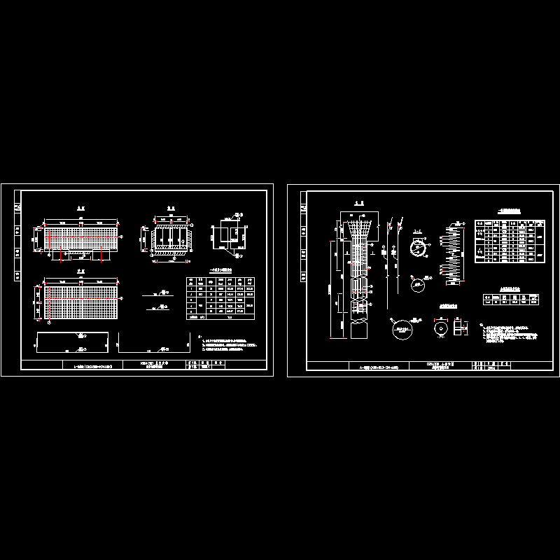 承台桩基钢筋构造图.dwg