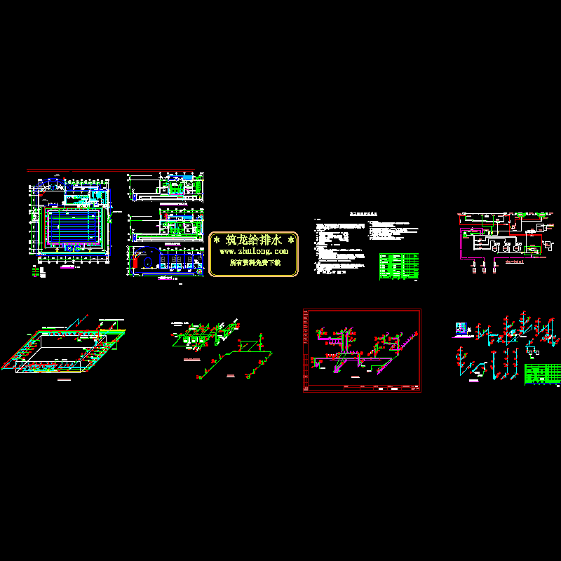 室内游泳池设计图纸 - 1
