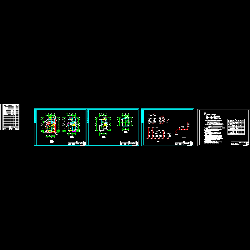 [CAD]别墅群3层别墅给排水大样图（F-5户型）.dwg